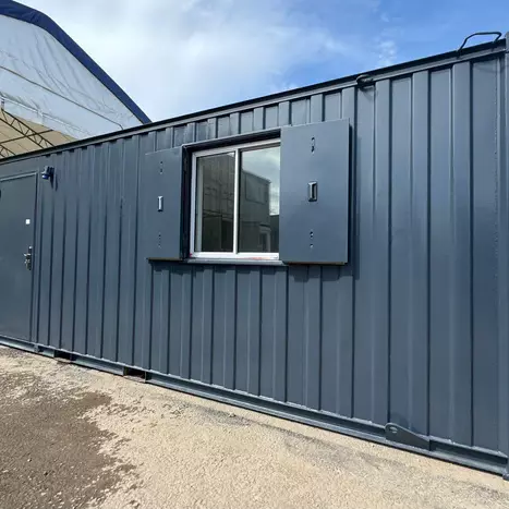 24 x 9 ft Portable Office Open Plan Anti-Vandal Cabin For Sale