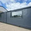 32x10ft Custom Cabin Office And Canteen with Picture Windows For Sale 32x10ft Custom Cabin Office And Canteen with Picture Windows For Sale