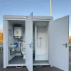 NEW 1 Toilet & 1 Shower Block 8x5 Ft Portable Containex Unit GREY For Sale NEW 1 Toilet & 1 Shower Block 8x5 Ft Portable Containex Unit GREY For Sale