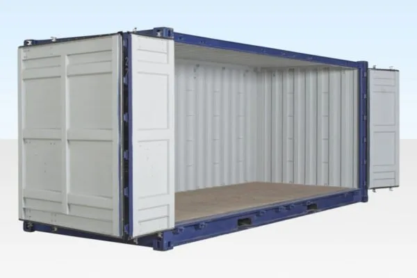 20ft Full Side Access Shipping Container – Open Side 1