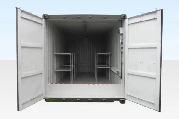 20ft x 8ft Raised Bunded Store Container 1