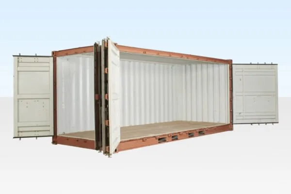 Used 20ft Full Side Access Container – Open Side 1